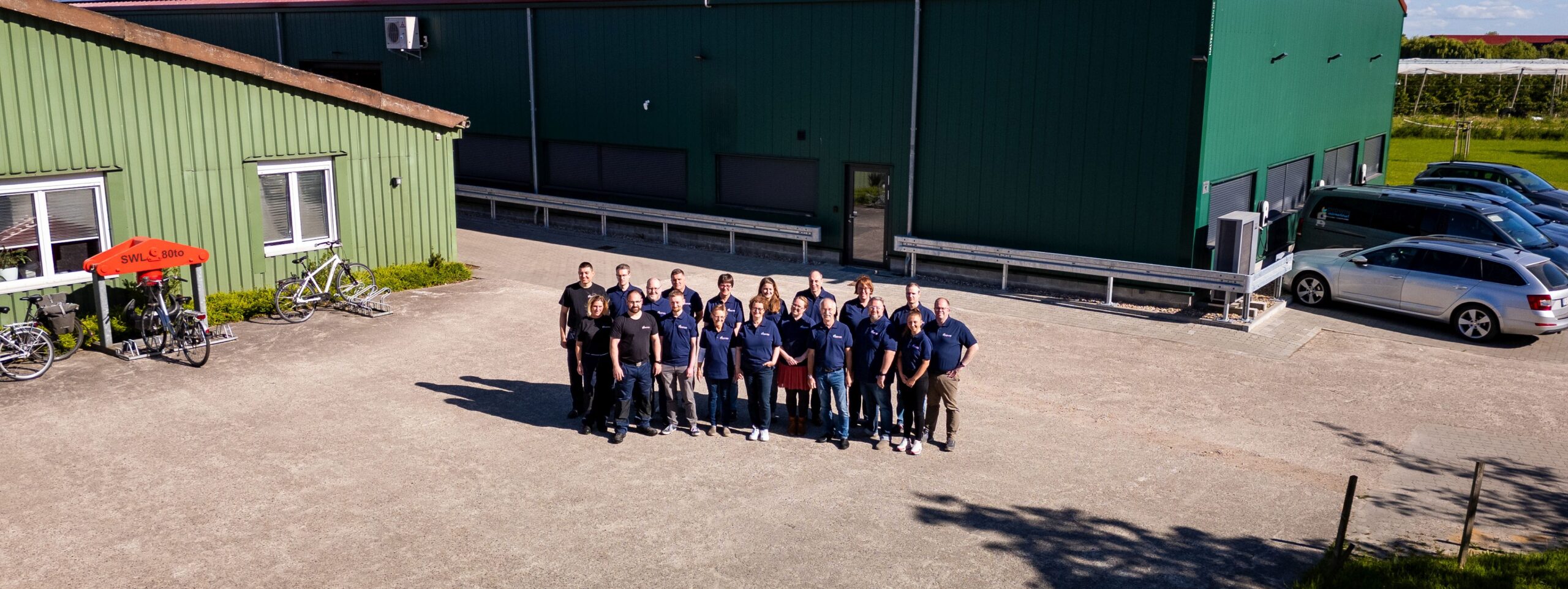 The Freudenberg facility in Haselau/Hamburg comprises offices, a warehouse and a workshop.